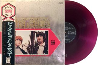 Peter and Gordon - The Very Best of Peter and Gordon red vinyl Japan LP with obi