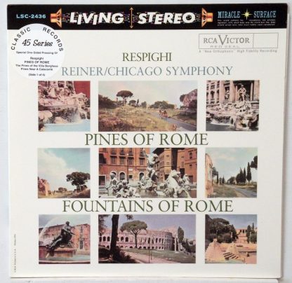 Resphigi - Pines of Rome - Reiner/CSO Classic Records 4 LP 45 RPM set
