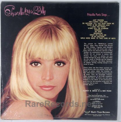 Priscilla Paris - Priscilla Loves Billy sealed 1969 LP