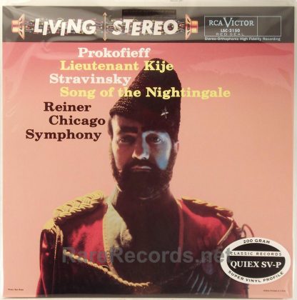 Reiner/Chicago Symphony - Prokofiev - Lt. Kije Classic Records sealed 200 gram LP
