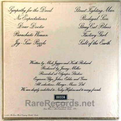 Rolling Stones - Beggar's Banquet rare Dutch brown vinyl LP