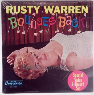 Rusty Warren - Bounces Back/Sin-Sational sealed 1973 2 LP set