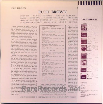 Ruth Brown - Ruth Brown Japan reissue LP with obi