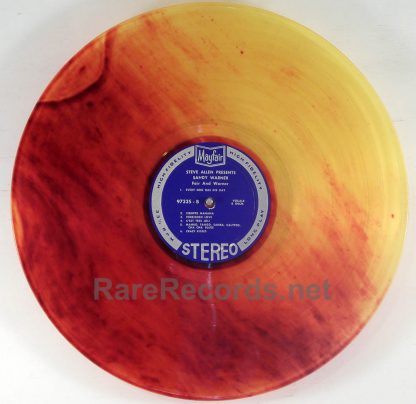 Sandy Warner - Fair and Warner rare 1961 colored vinyl stereo LP