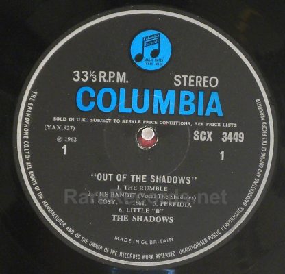 Shadows - Out of the Shadows 1962 UK stereo LP