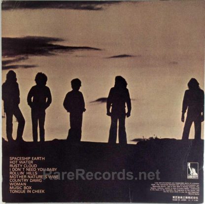 Sugarloaf - Spaceship Earth Japan red vinyl white label promo LP with obi