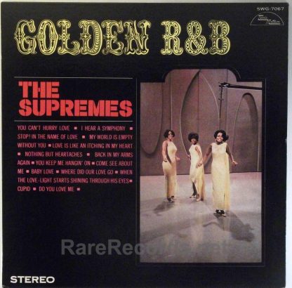 Supremes - Golden R&B rare 1967 Japan-only LP with obi