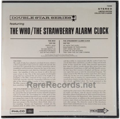 Who/Strawberry Alarm Clock - sealed 1970 promo-only compilation LP