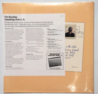 Tim Buckley - Greetings from LA sealed white label promo 1972 LP