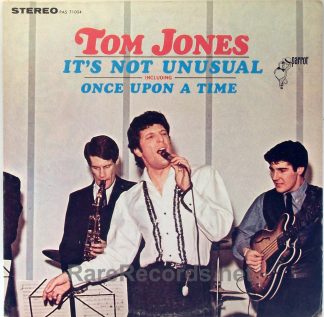 Tom Jones - It's Not Unusual 1965 stereo LP with withdrawn cover