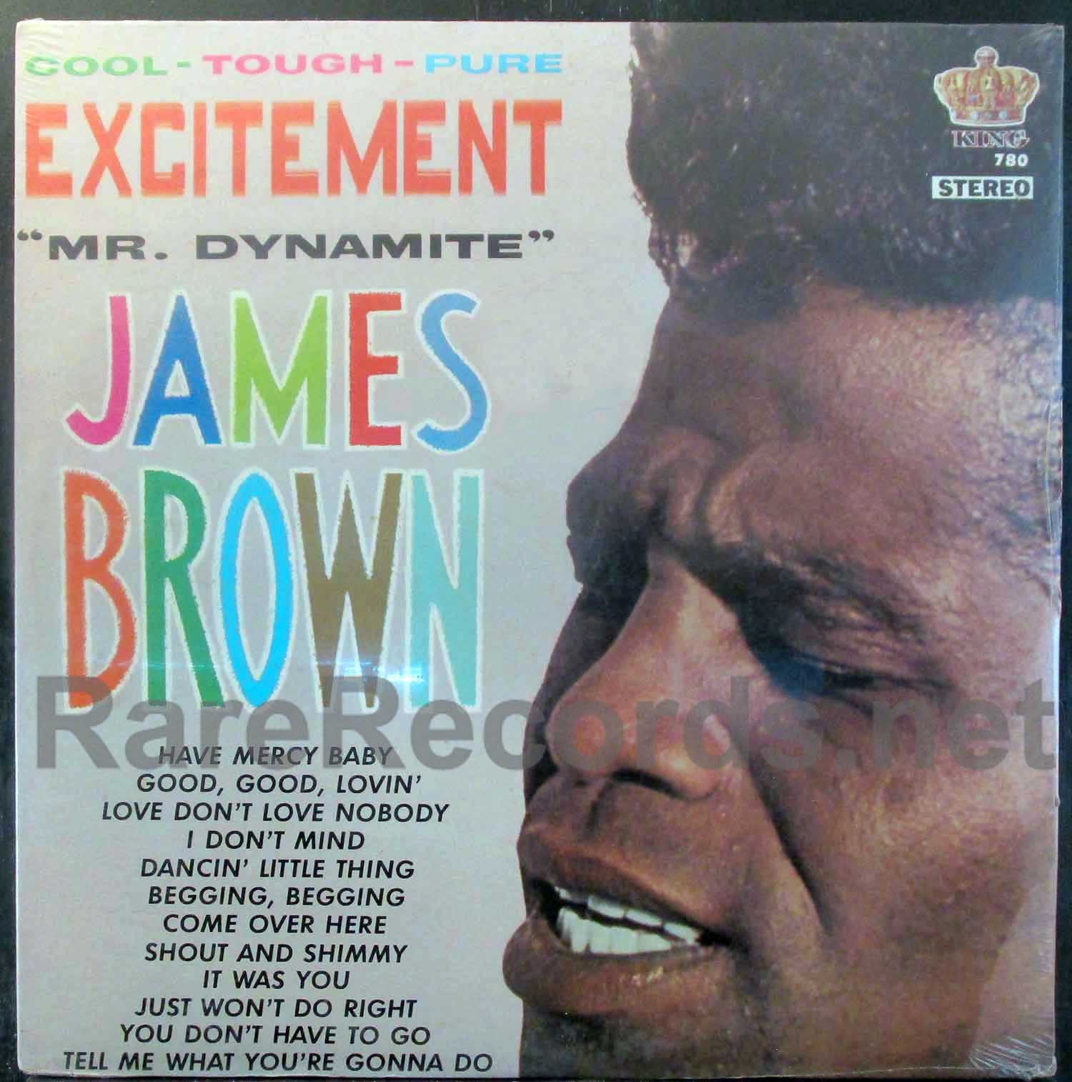 james brown -excitement u.s. stereo LP