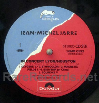Jean-Michel Jarre - In Concert Lyon/Houston Japan LP