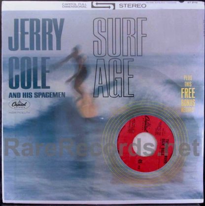 jerry cole - surf age LP with bonus single