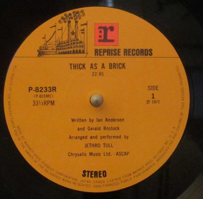 Jethro Tull - Thick as a Brick Japan LP