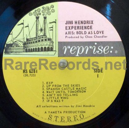 jimi hendrix - Axis bold as love u.s. tri-color stereo LP