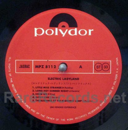 Jimi Hendrix - Electric Ladyland Japan LP