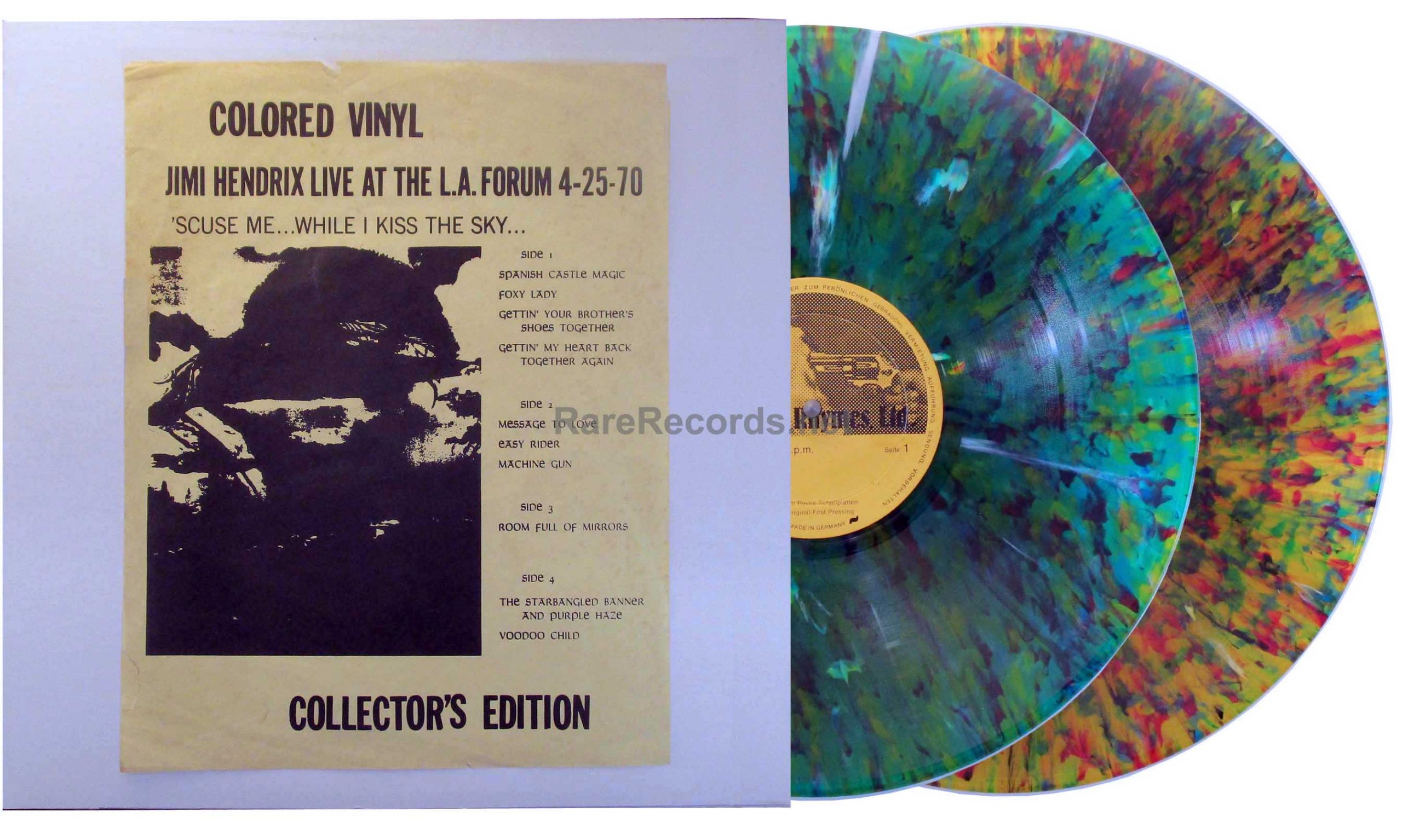 Jimi Hendrix - Hendrix Live at the L.A. Forum u.s. color vinyl lp