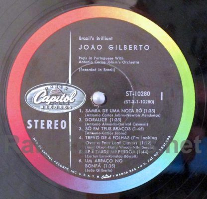 Joao Gilberto - Brazil's Brilliant Joao Gilberto lp