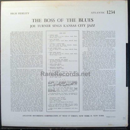 Joe Turner - The Boss of the Blues u.s. stereo lp