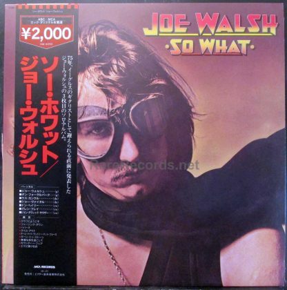 joe walsh so what? japan lp