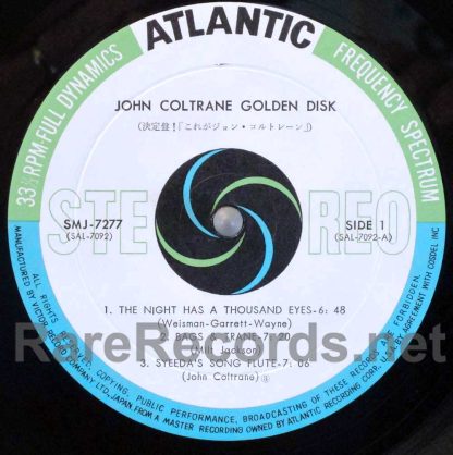 john coltrane - golden disk japan lp