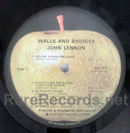 John Lennon - Walls and Bridges U.S. Apple LP