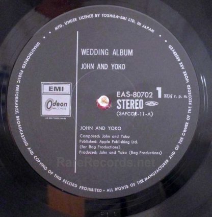john and yoko - wedding album japan lp