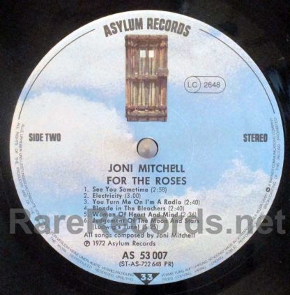 Joni Mitchell - For the Roses German LP