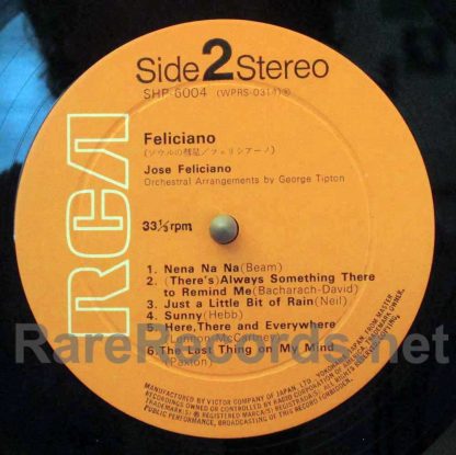 Jose Feliciano - Feliciano! original Japan LP