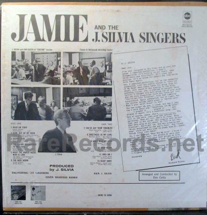 Jamie and the J. Silvia Singers - encore! u.s. stereo LP