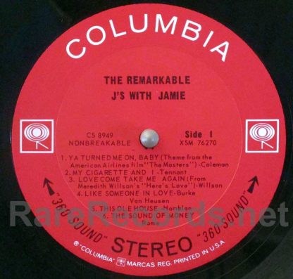 The J's With Jamie - The Remarkable J's With Jamie u.s. lp