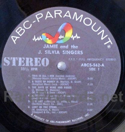 Jamie and the J. Silvia Singers u.s. stereo LP
