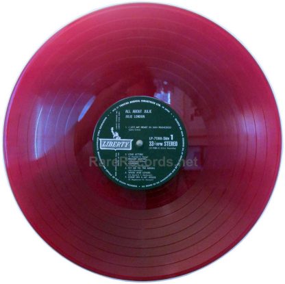 julie london all about julie japan red vinyl LP