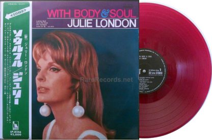 Julie London - With Body & Soul red vinyl Japan LP