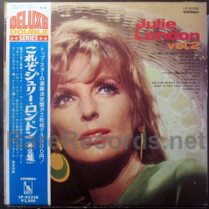 Julie London - Deluxe Double Vol. 2 red vinyl Japan promo lp