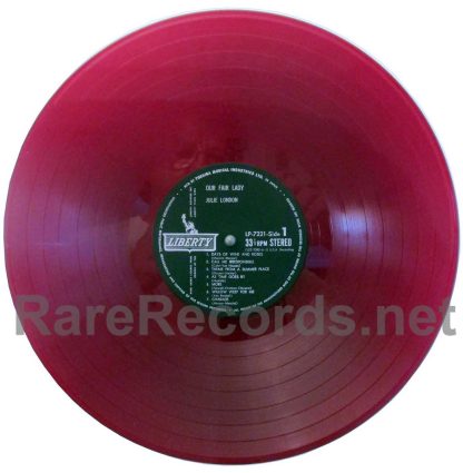 Julie London - Our Fair Lady red vinyl Japan LP