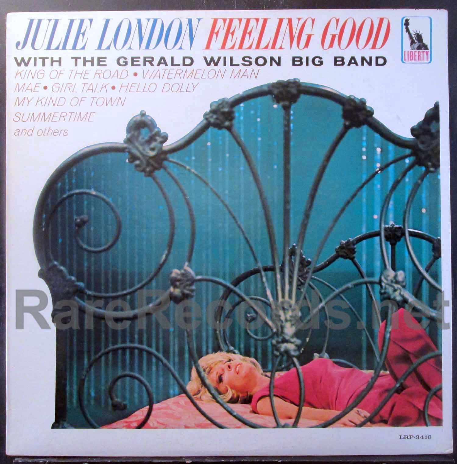 julie london - feeling good u.s. mono promo lp