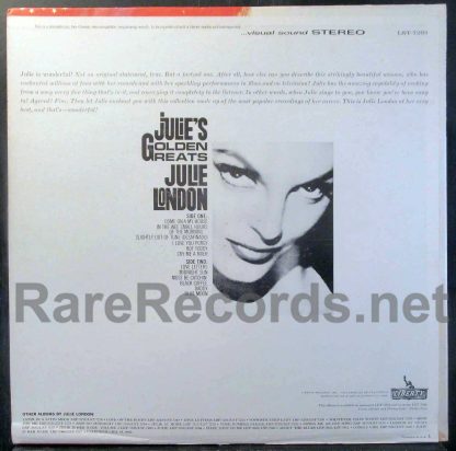 Julie London - Julie's Golden Greats U.S. stereo LP