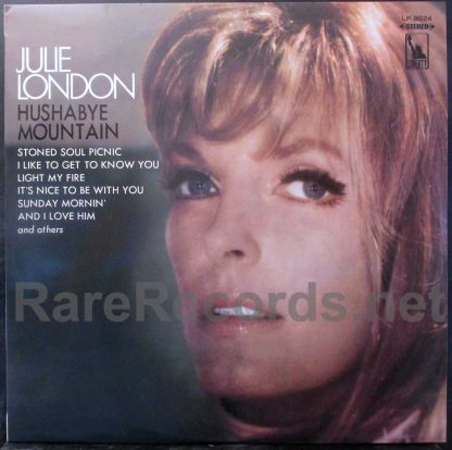 julie london - hushabye mountain red vinyl japan promo lp