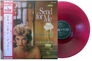 julie london send for me red vinyl japan lp