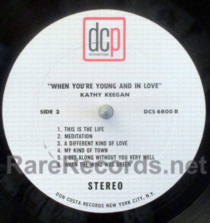 Kathy Keegan - When You're Young and In Love U.S. stereo LP