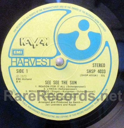 Kayak - See See the Sun UK LP
