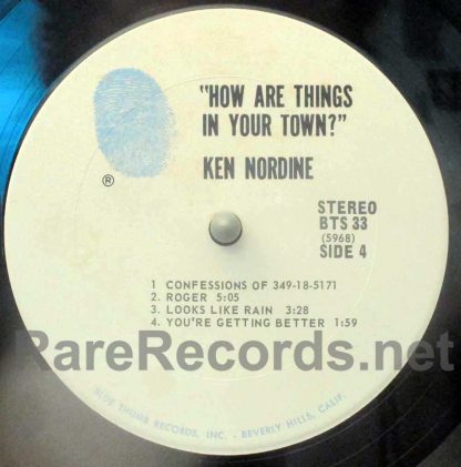 ken nordine how are things in your town? U.S. LP