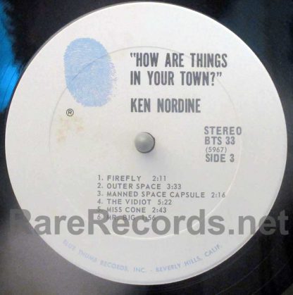 ken nordine how are things in your town? U.S. LP