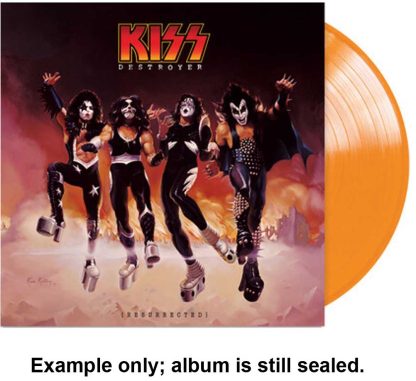 kiss destroyer orange vinyl u.s. lp