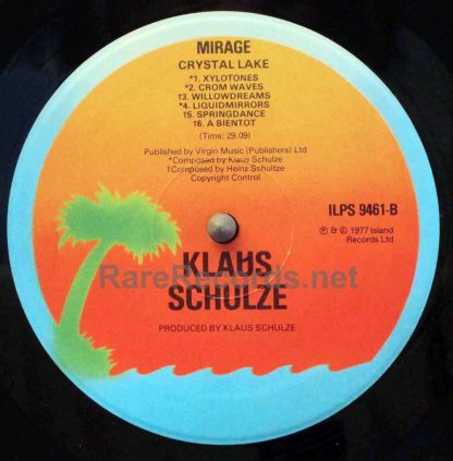Klaus Schulze – Mirage uk lp