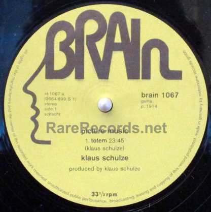 Klaus Schulze - Picture Music 1975 German LP