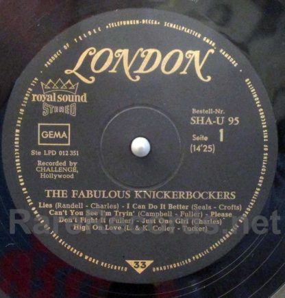 Knickerbockers - Lies German stereo LP