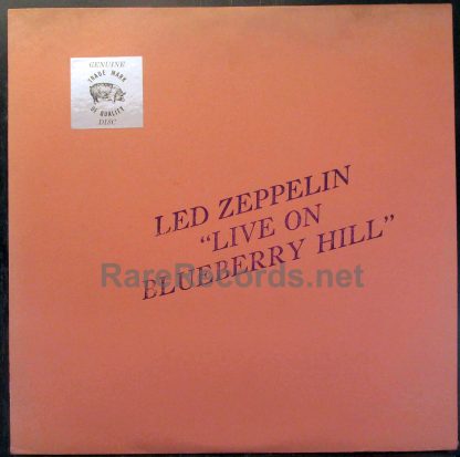 led zeppelin live on blueberry hill tmoq lp