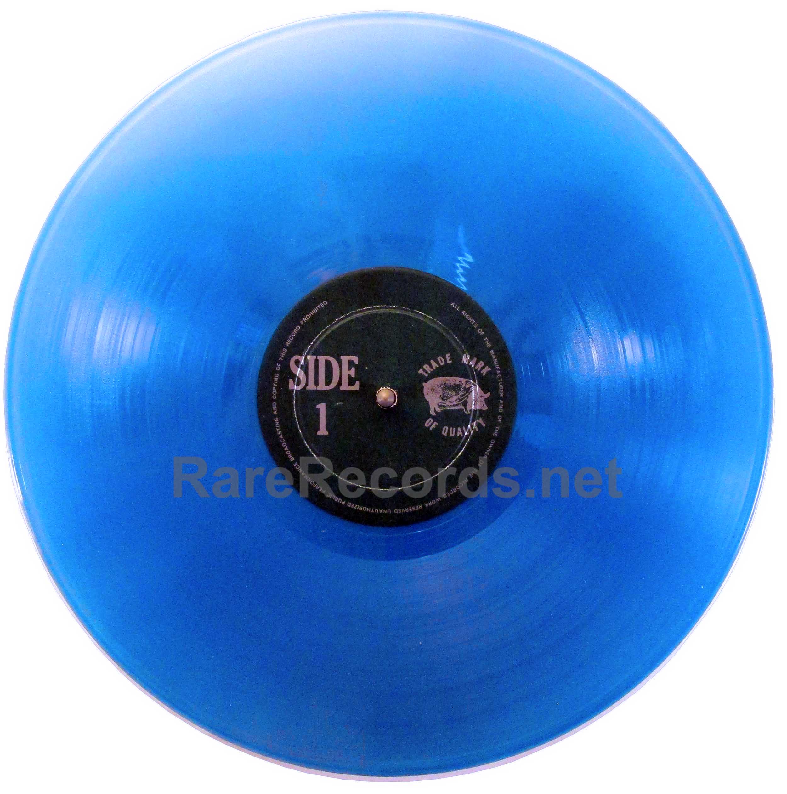 Led Zeppelin - Live on Blueberry Hill 1972 U.S. orange marble/blue vinyl  live Trademark of Quality 2 LP set